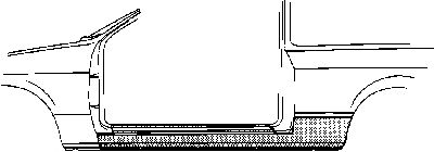 VAN WEZEL 5830102 -  Накладка порога
